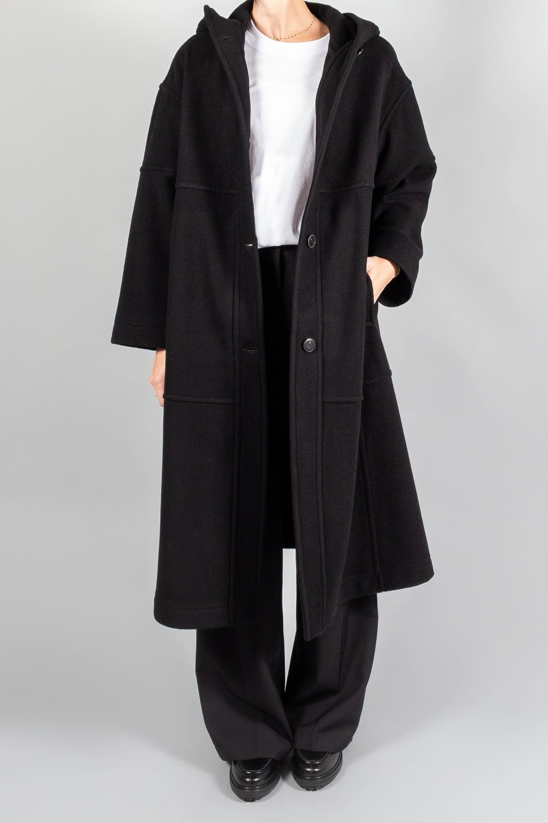 Pomandere Hooded Duffel Coat-Coats-Misch-Vancouver-Canada