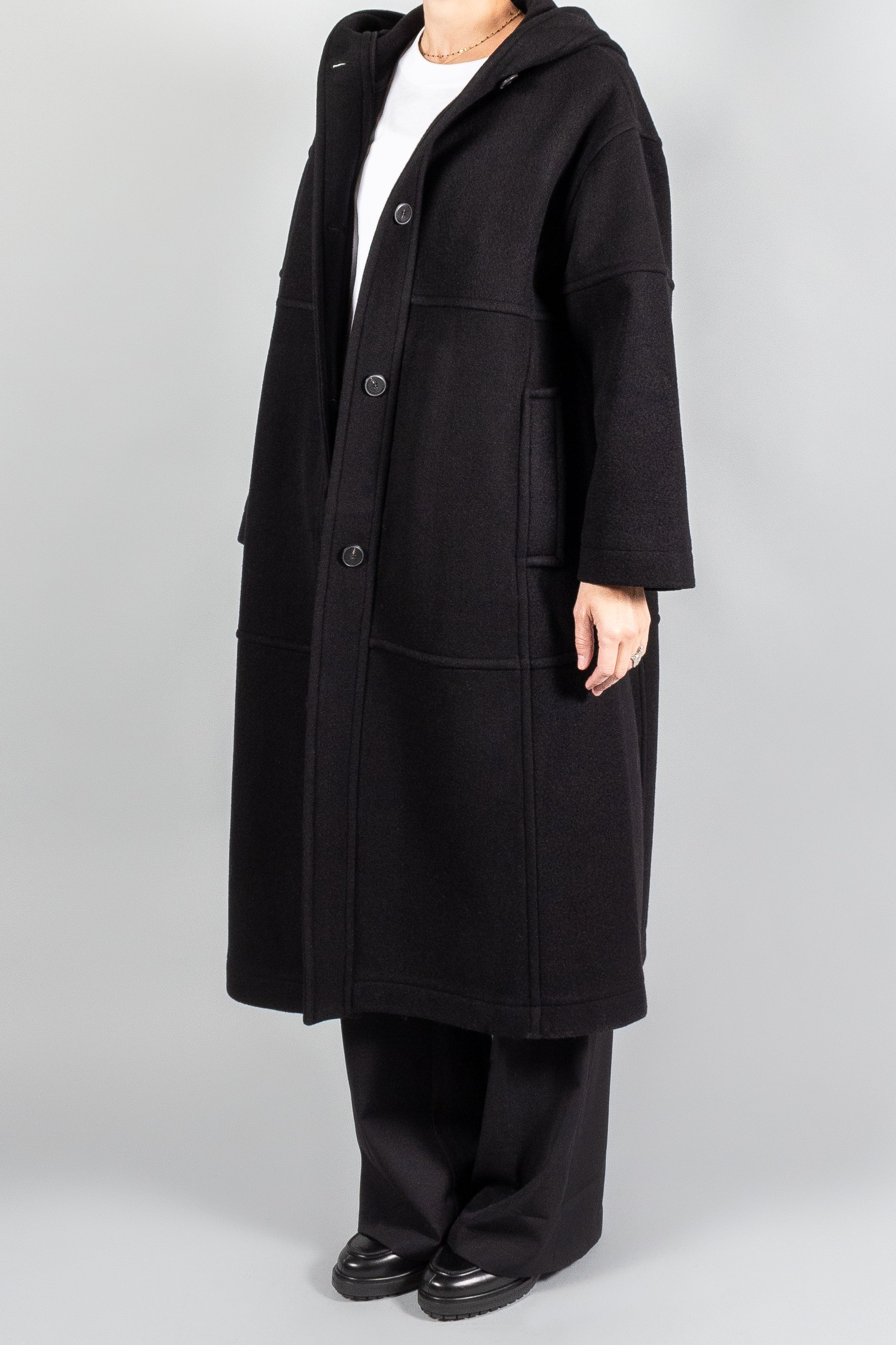 Pomandere Hooded Duffel Coat-Coats-Misch-Vancouver-Canada