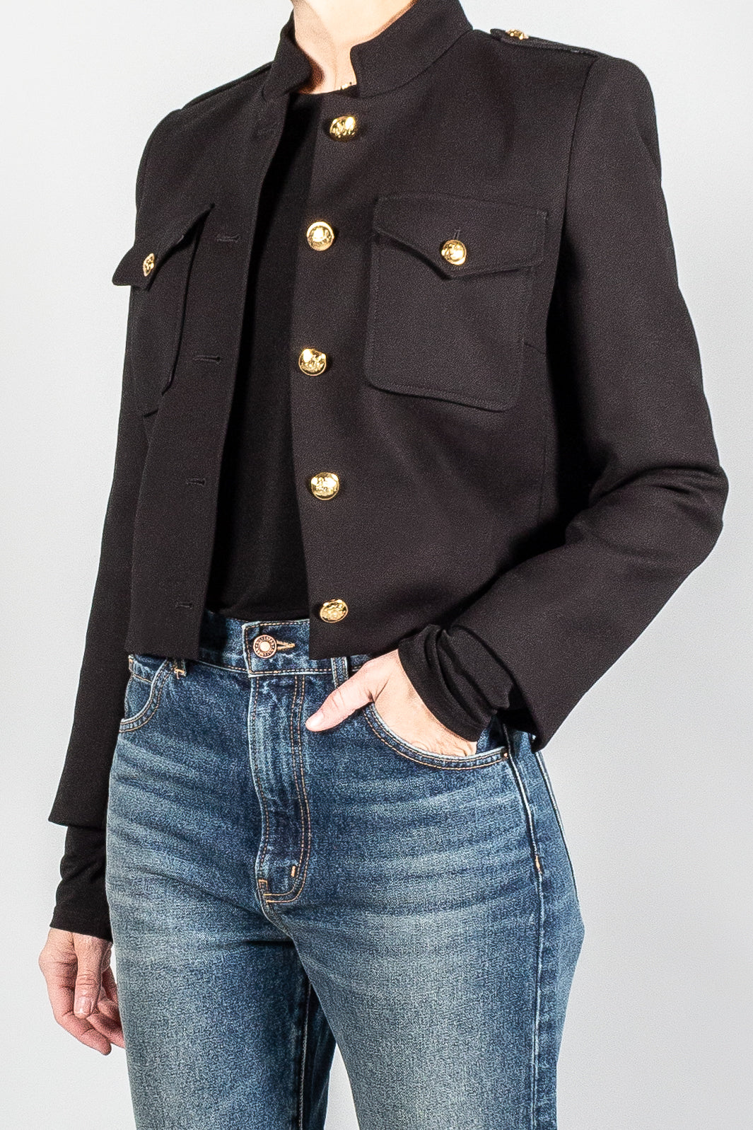 Nili Lotan Berenice Cropped Jacket-Coats-Misch-Vancouver-Canada
