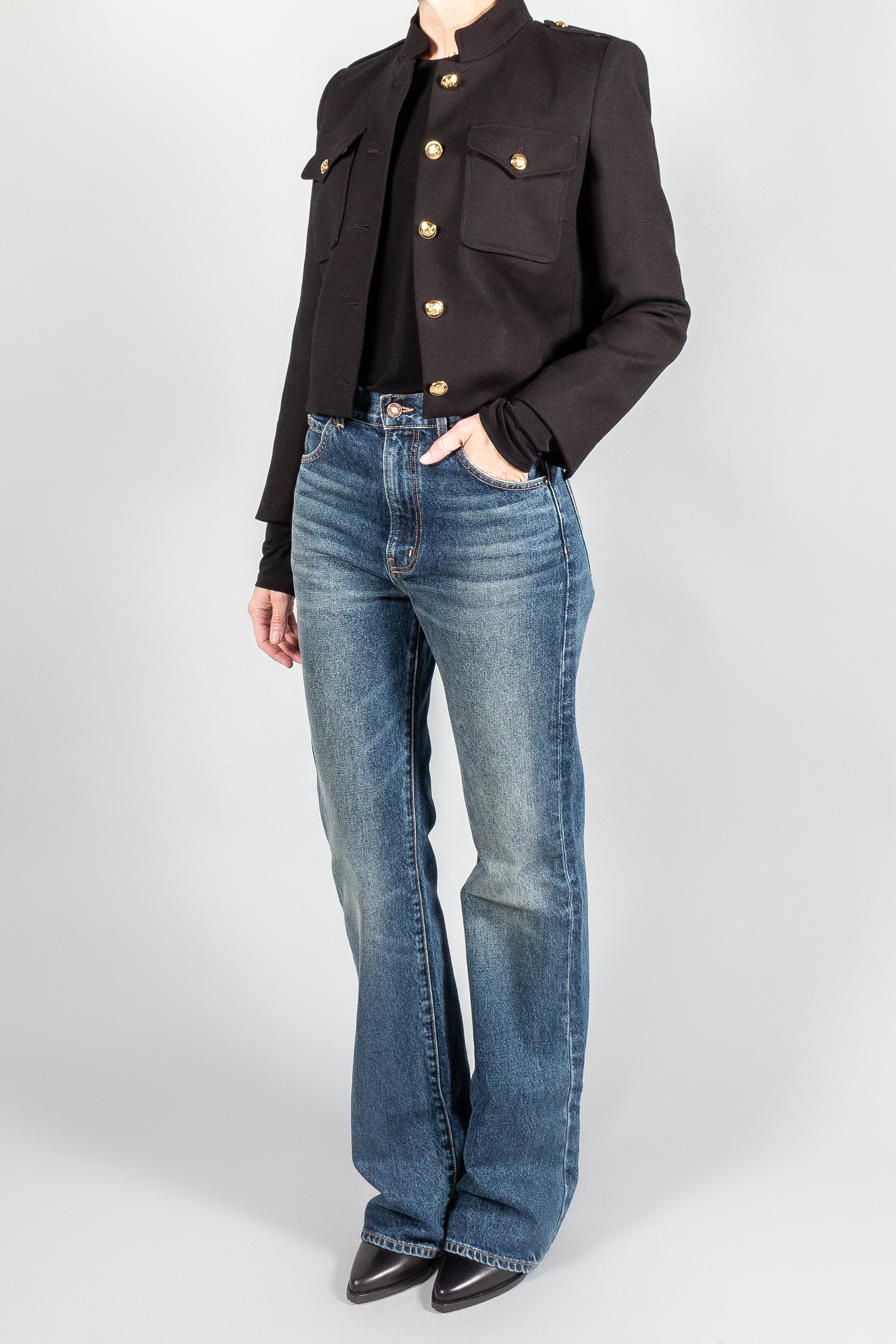 Nili Lotan Berenice Cropped Jacket-Coats-Misch-Vancouver-Canada