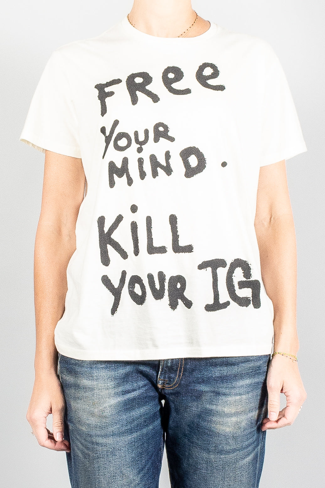 R13 Denim Free Your Mind Boy Tee-Tops-Misch-Vancouver-Canada