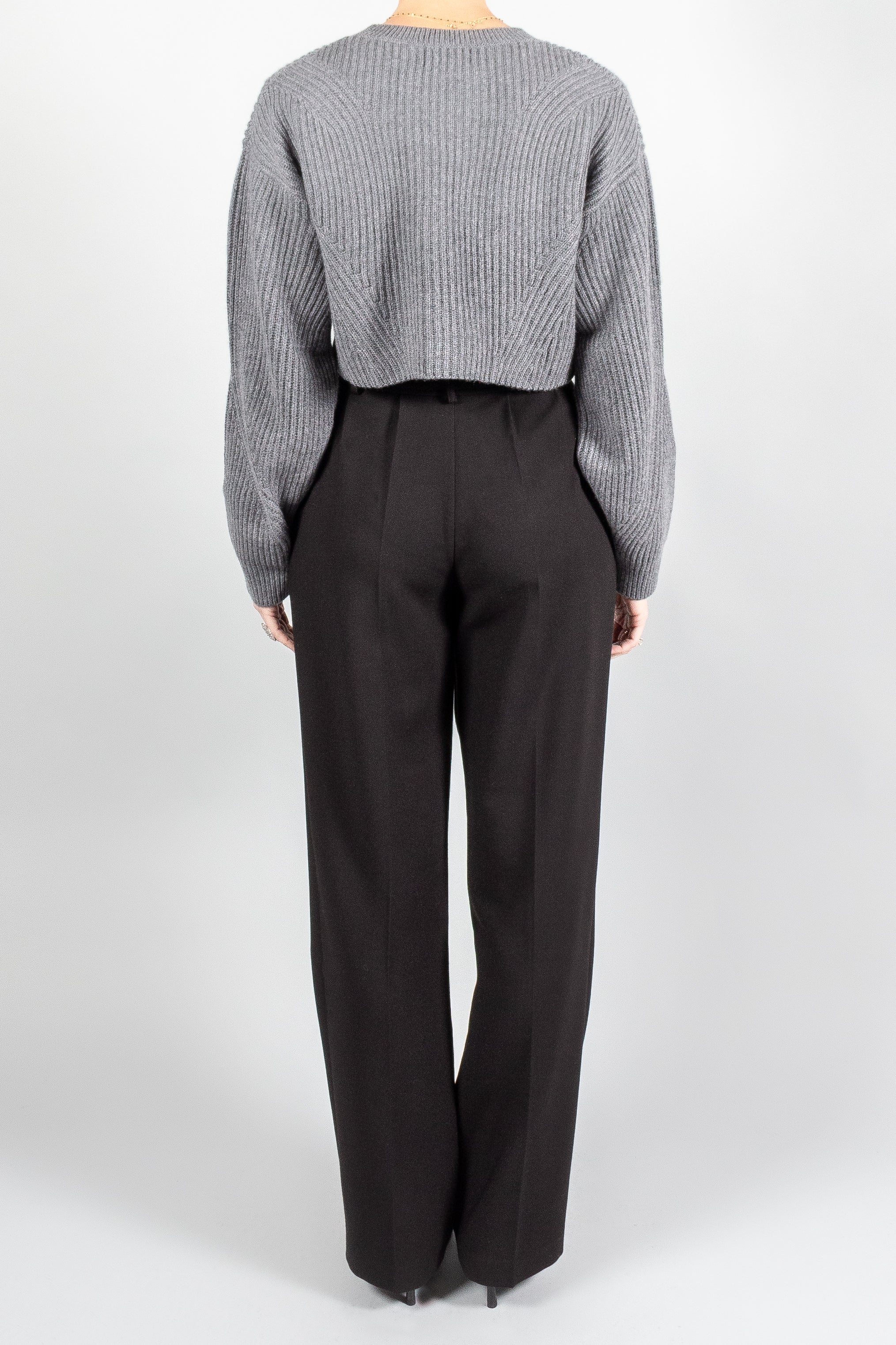Le Kasha Cropped Cashmere Sweater-Sweaters-T0-Misch-Vancouver-Canada