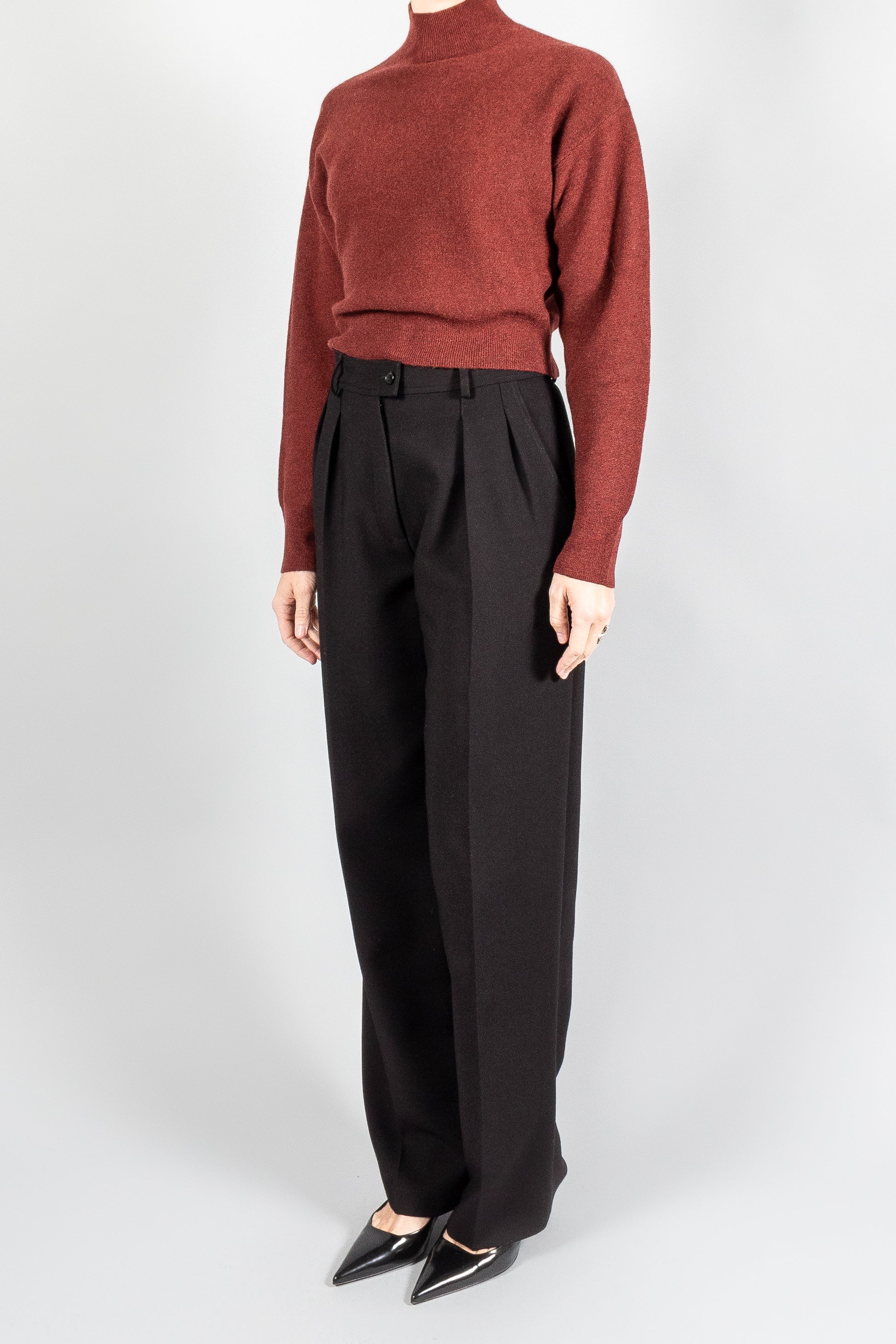 Le Kasha Cashmere Mock Neck-Sweaters-Misch-Vancouver-Canada