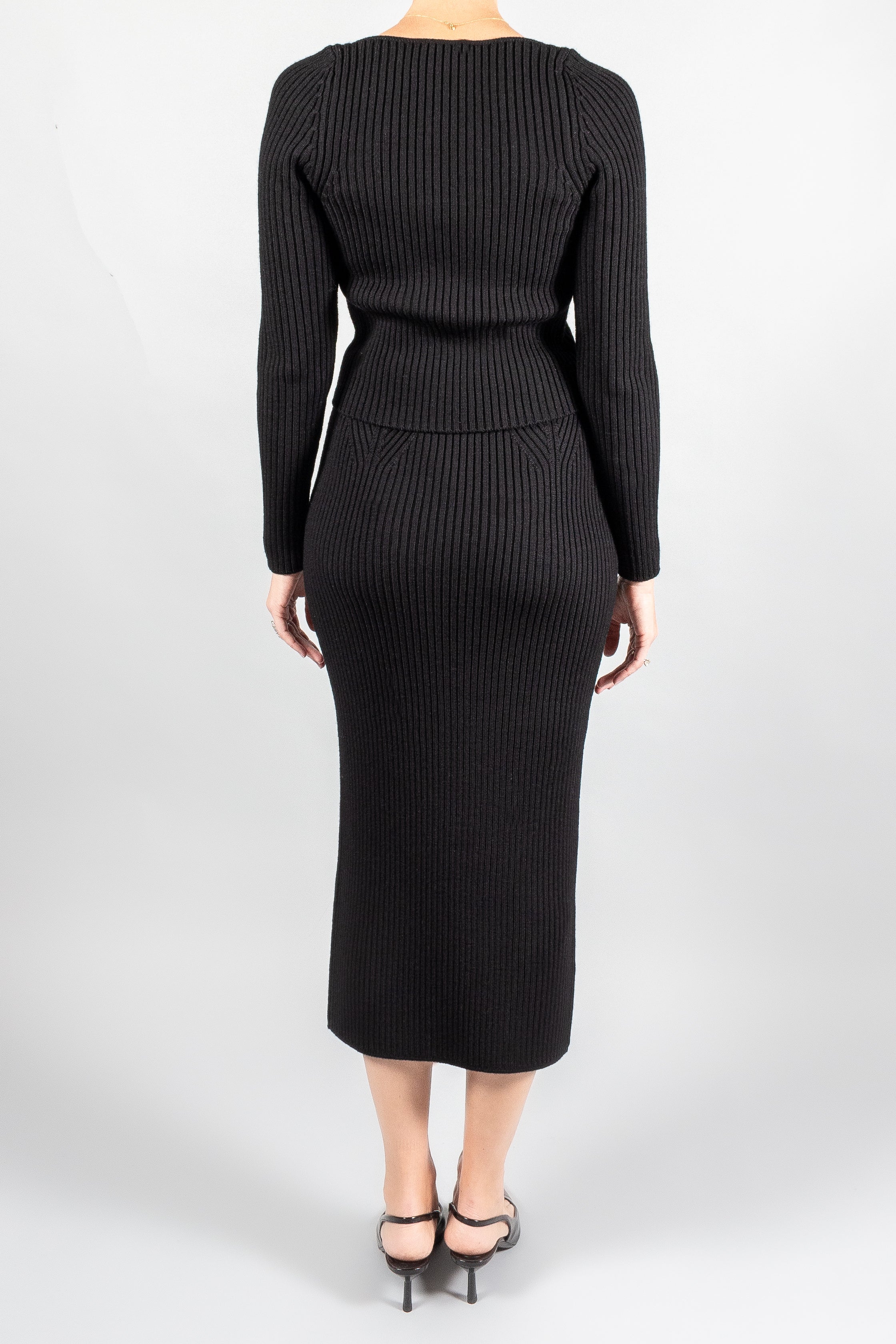 Forte Forte Ribbed Bustier Sweater