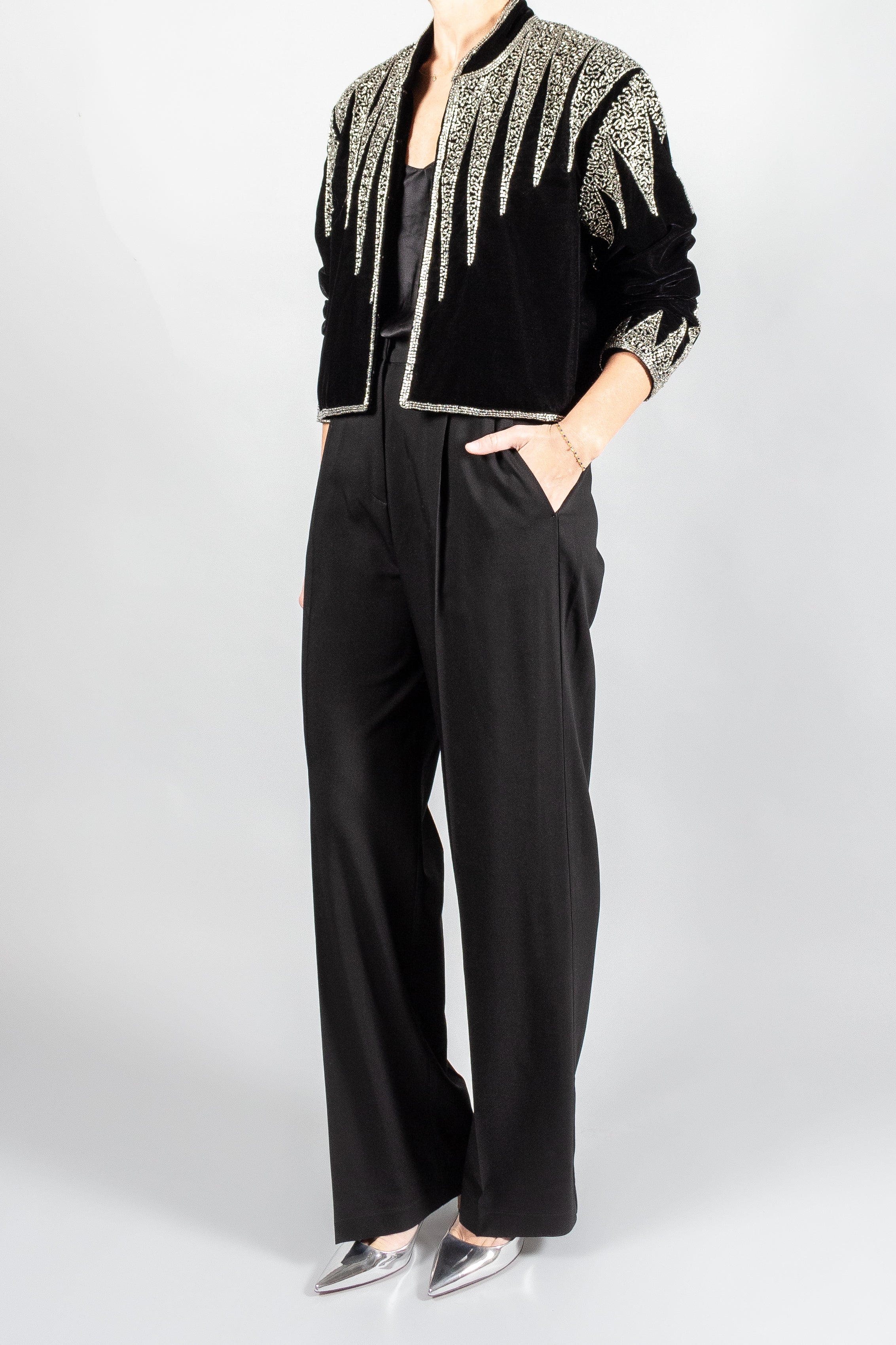Forte Forte Wool Viscose High Waist Pants