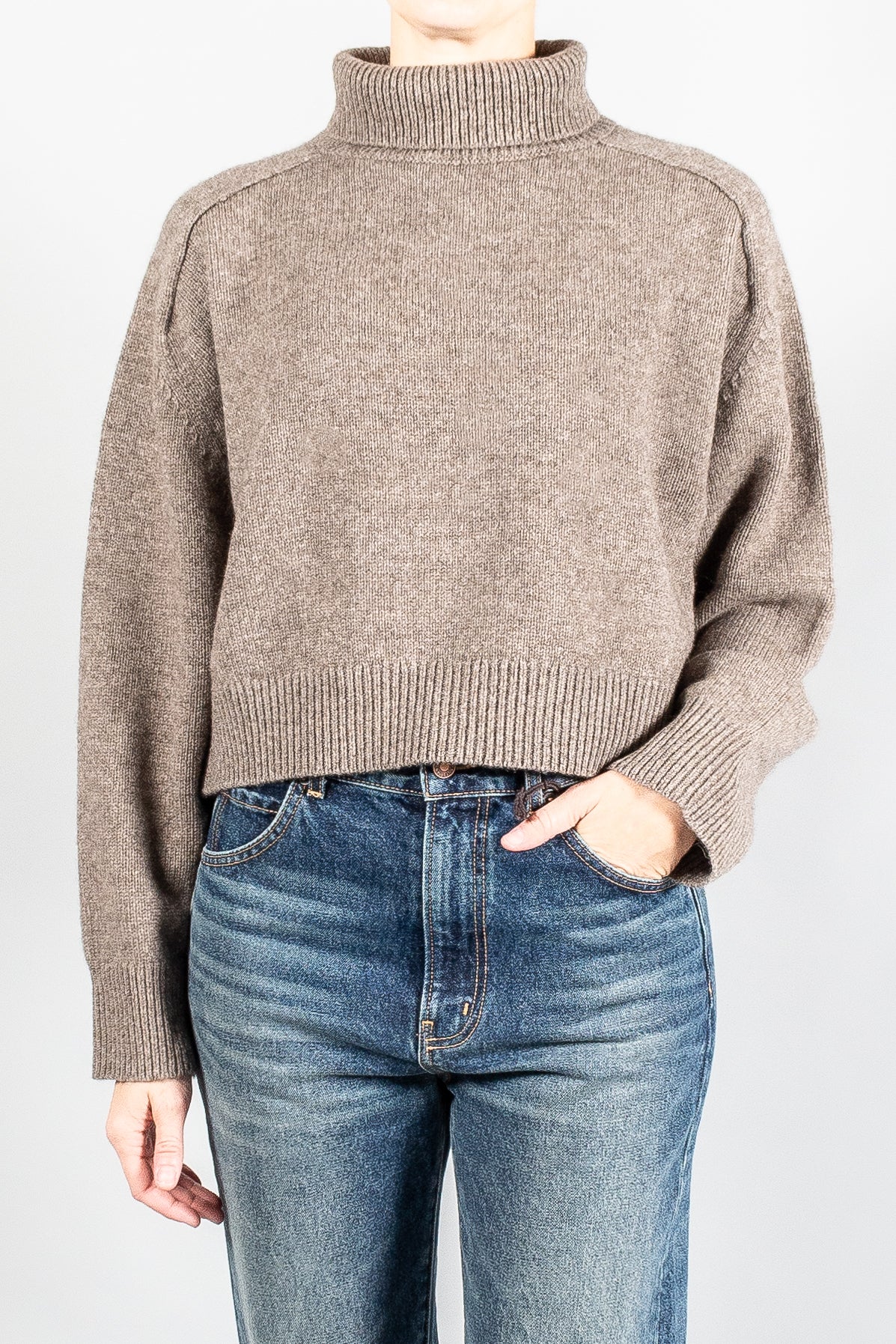Vanessa Bruno Ballerine Cropped Turtleneck