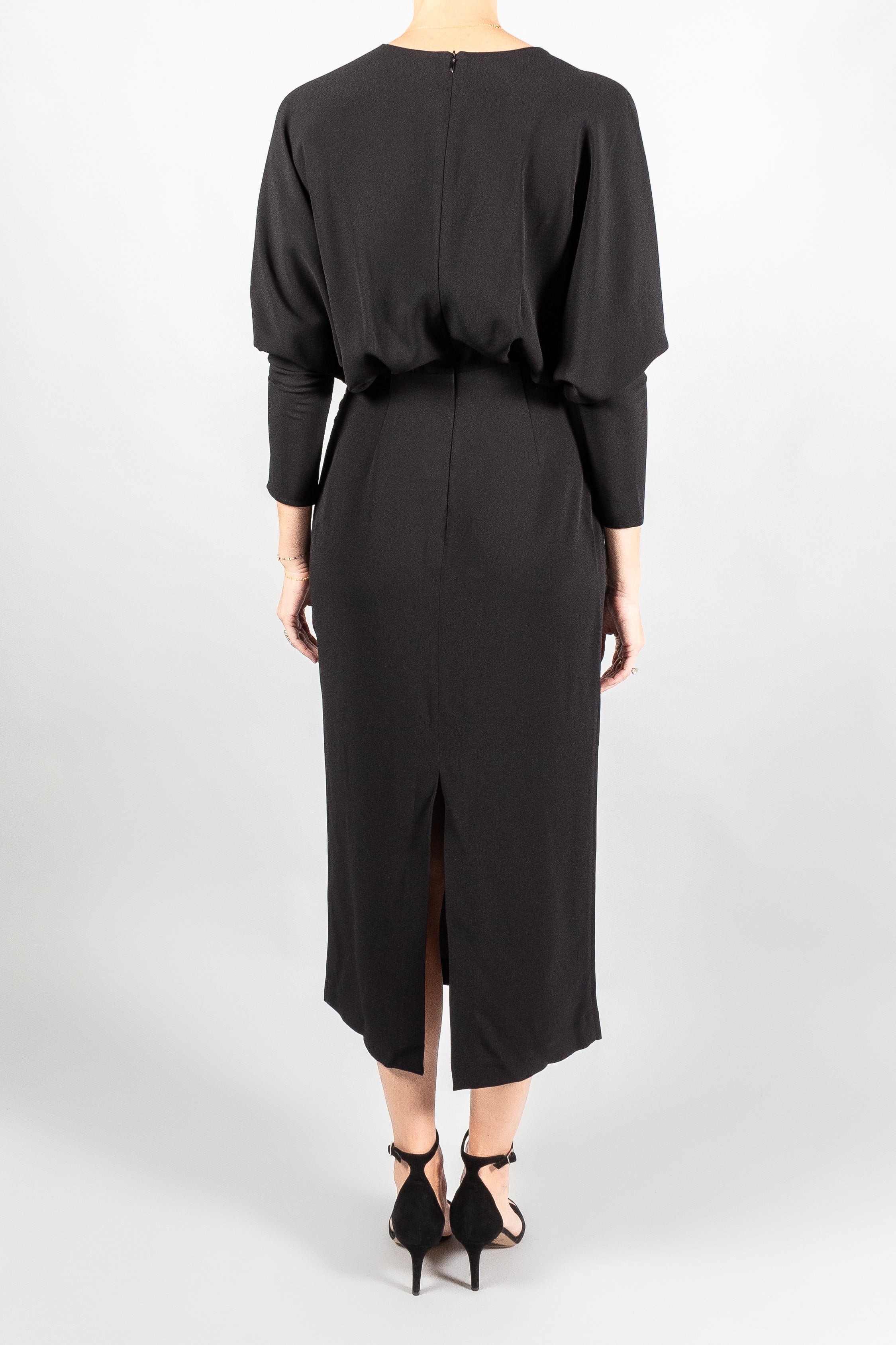 REV The Nelson Draped Long Sleeve Dress