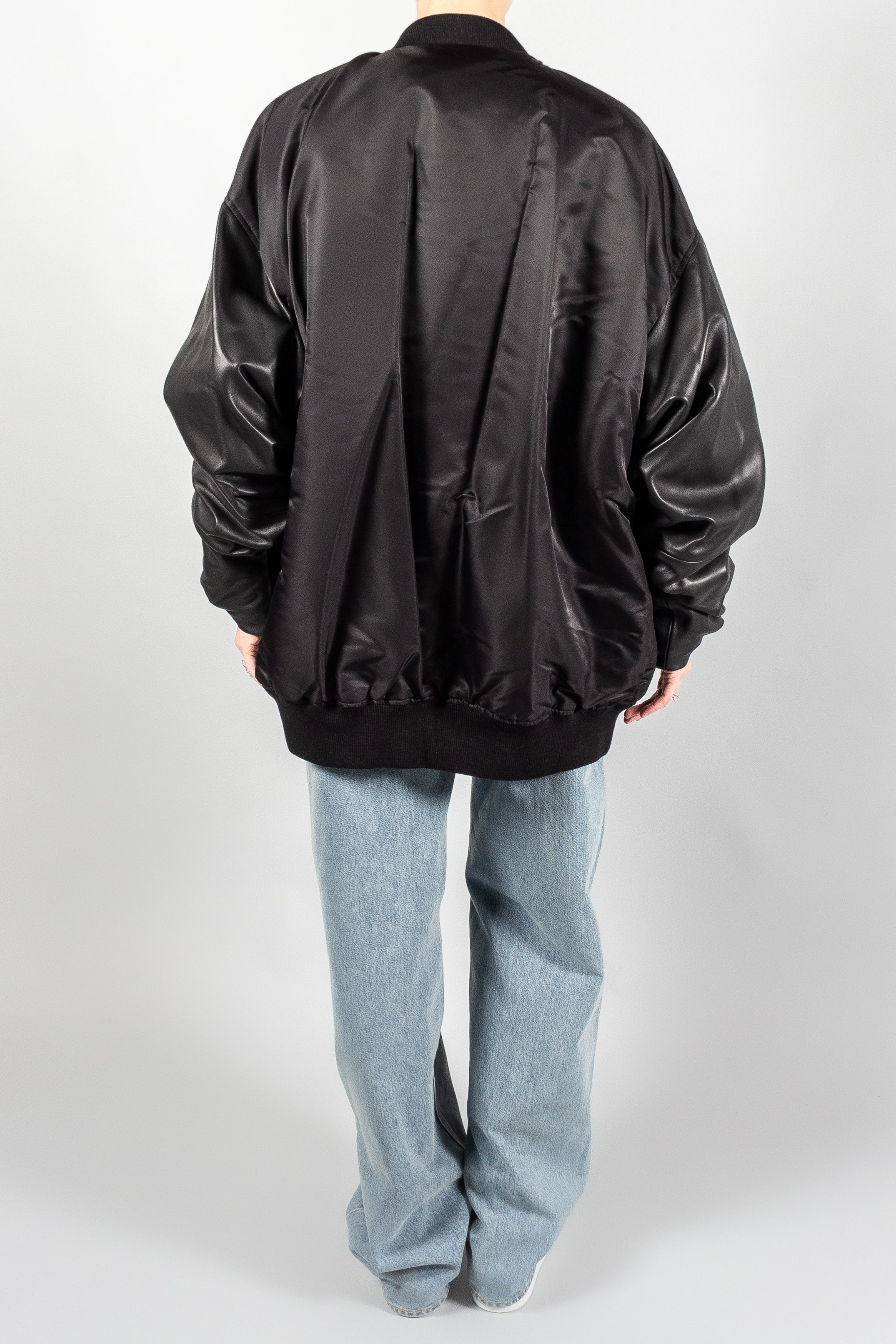 REV Parkin Oversized Leather Bomber