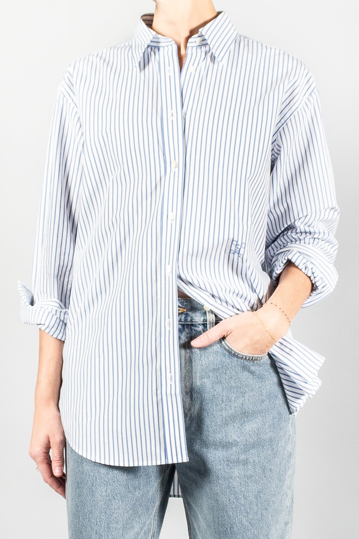 Closed Classy Long Cuff Blouse
