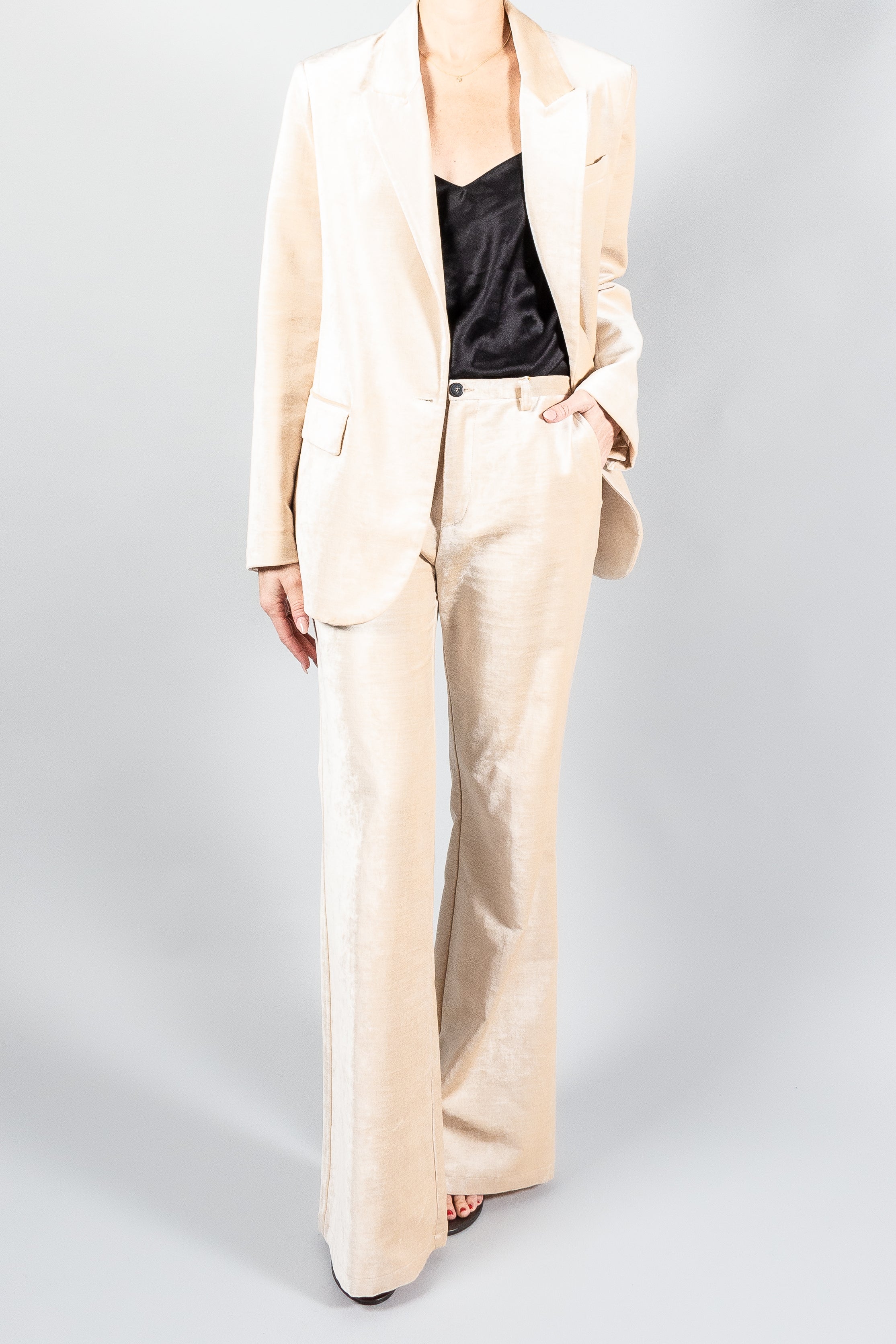 Forte Forte Velvet Palazzo Pants
