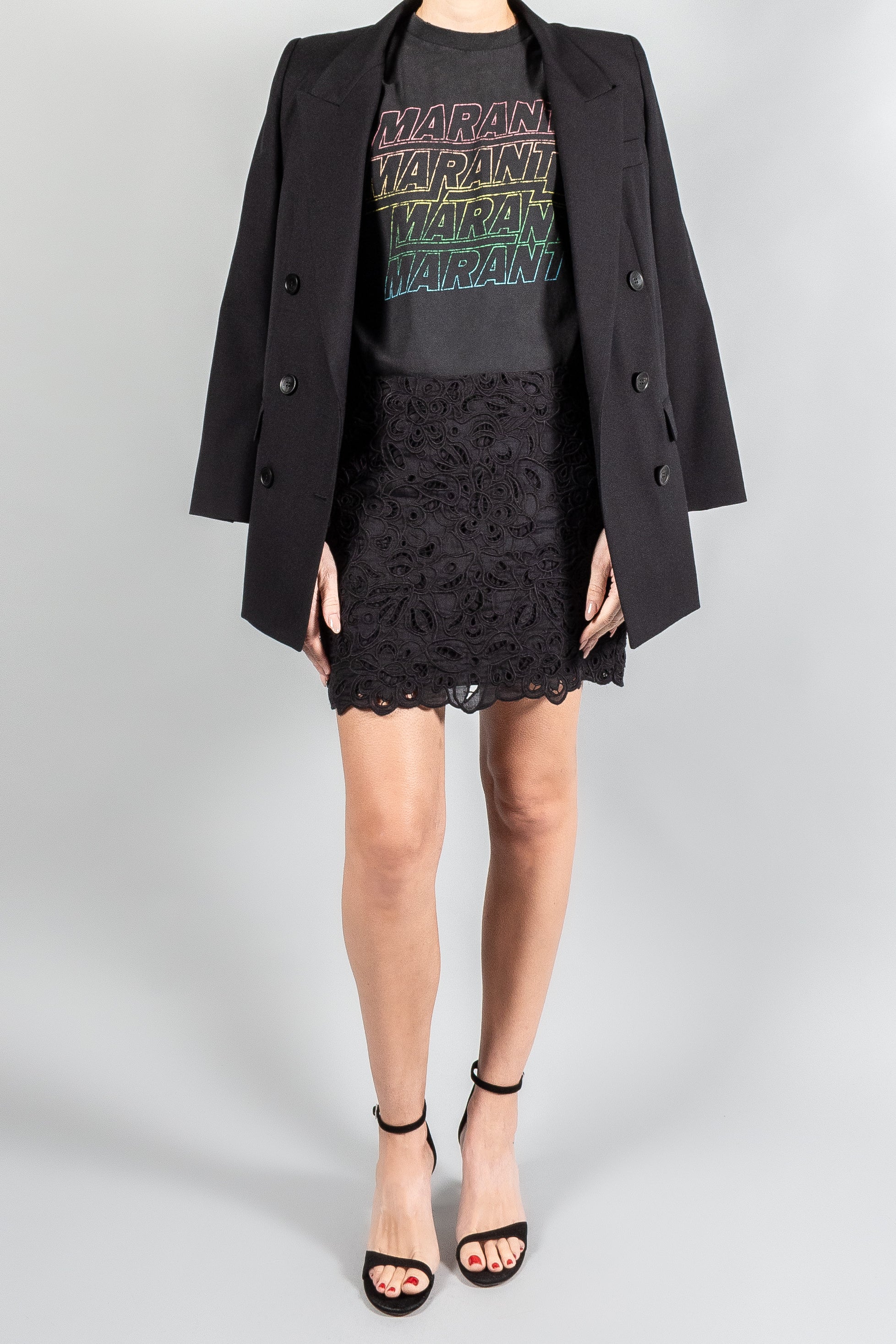 Isabel Marant Dina Mini Skirt-Skirts-Misch-Boutique-Vancouver-Canada-misch.ca