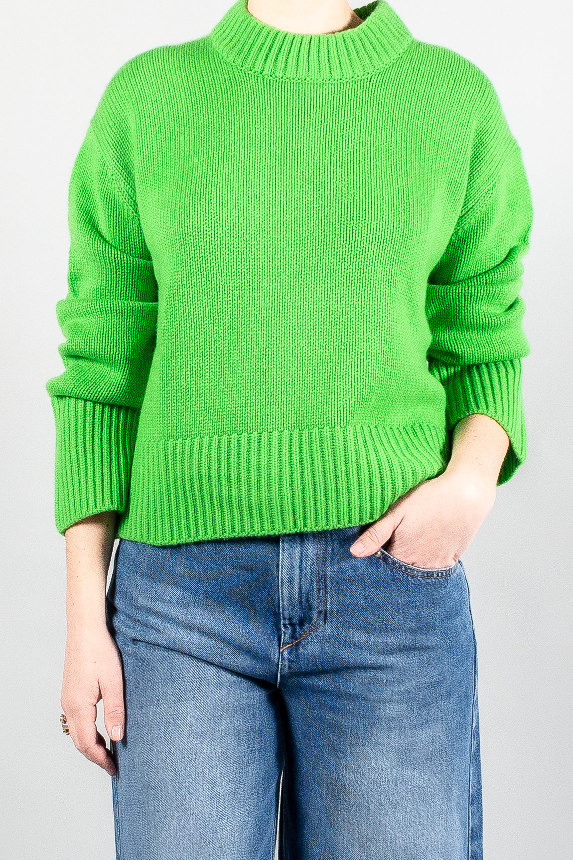 Neon hot sale green sweater