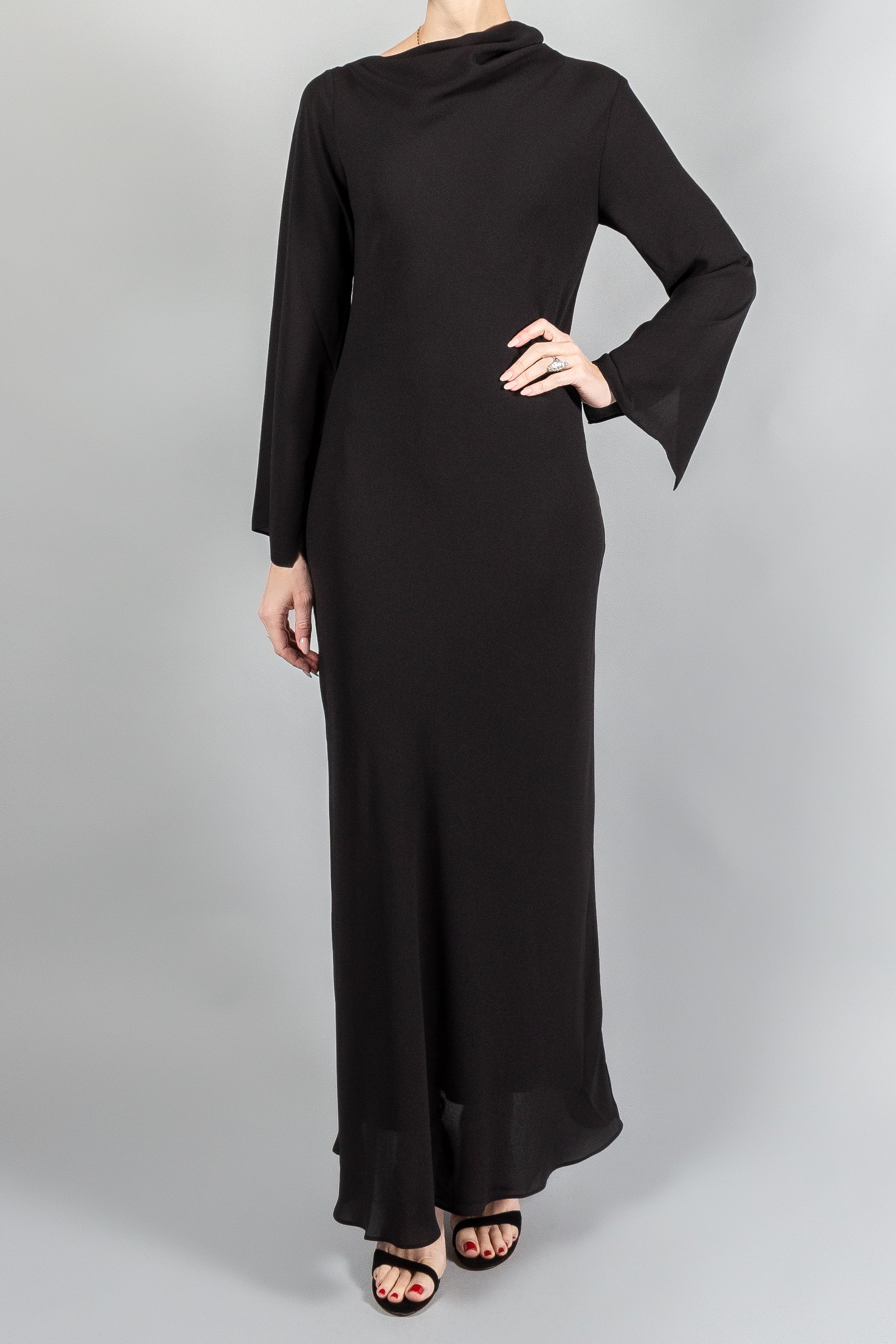 Kallmeyer Grace Bias Dress Black Misch Vancouver Canada