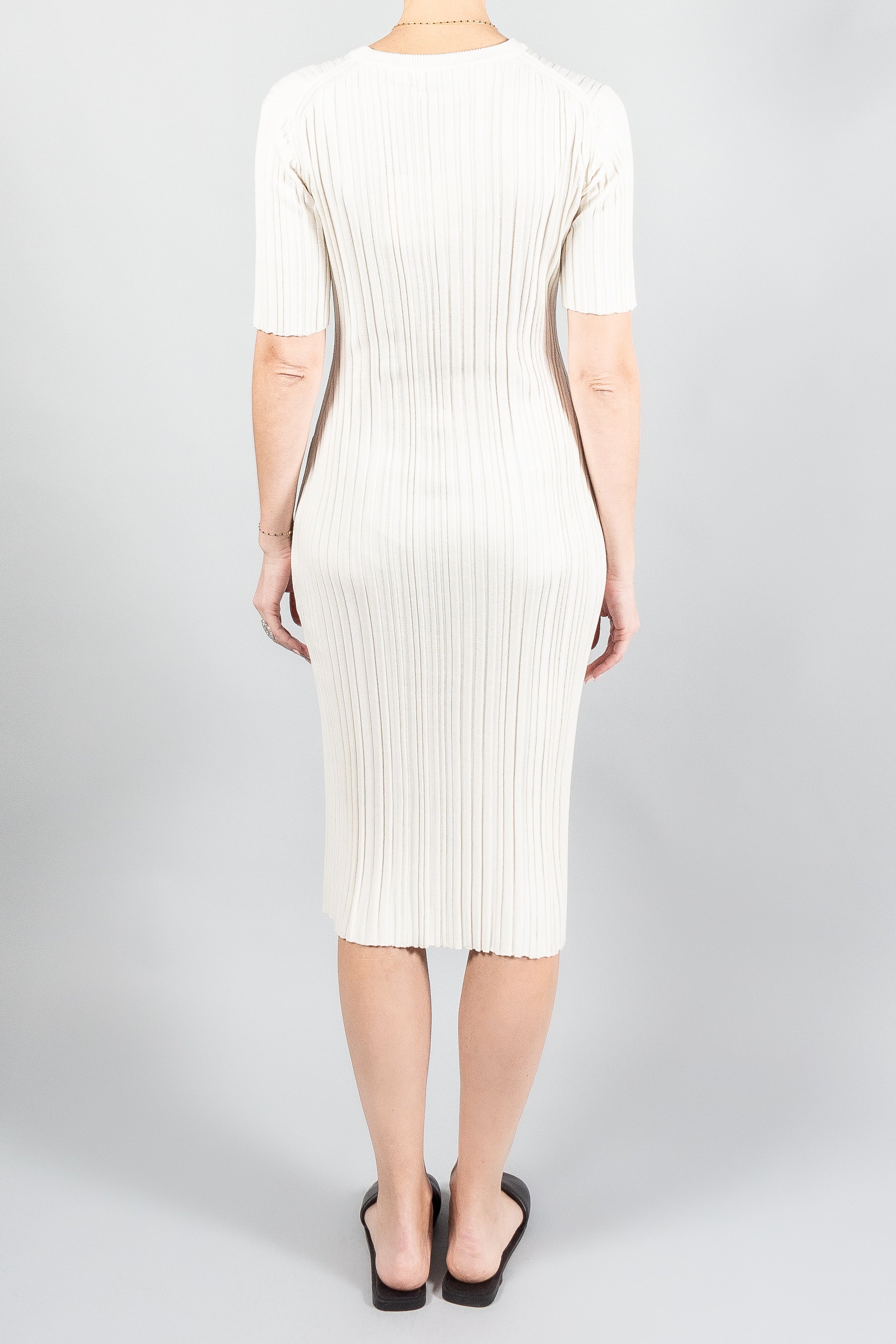 Loulou Studio Elea Ribbed Dress-Dresses and Jumsuits-Misch-Boutique-Vancouver-Canada-misch.ca