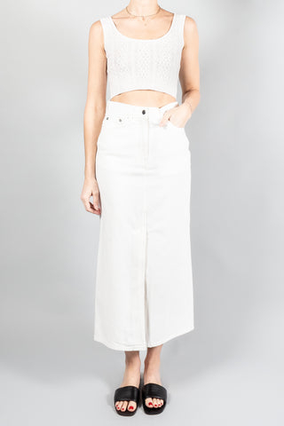 Loulou Studio Rona Denim Long Skirt-Skirts-Misch-Boutique-Vancouver-Canada-misch.ca