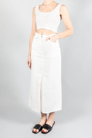 Loulou Studio Rona Denim Long Skirt-Skirts-Misch-Boutique-Vancouver-Canada-misch.ca