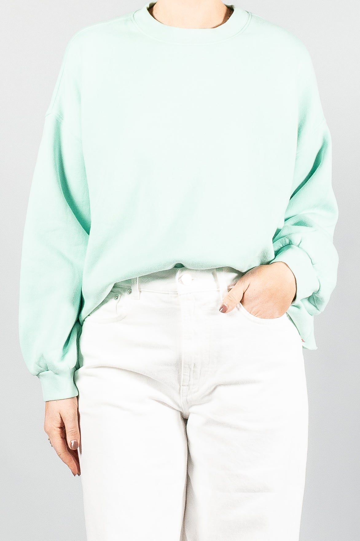 Pastel hot sale green sweatshirt