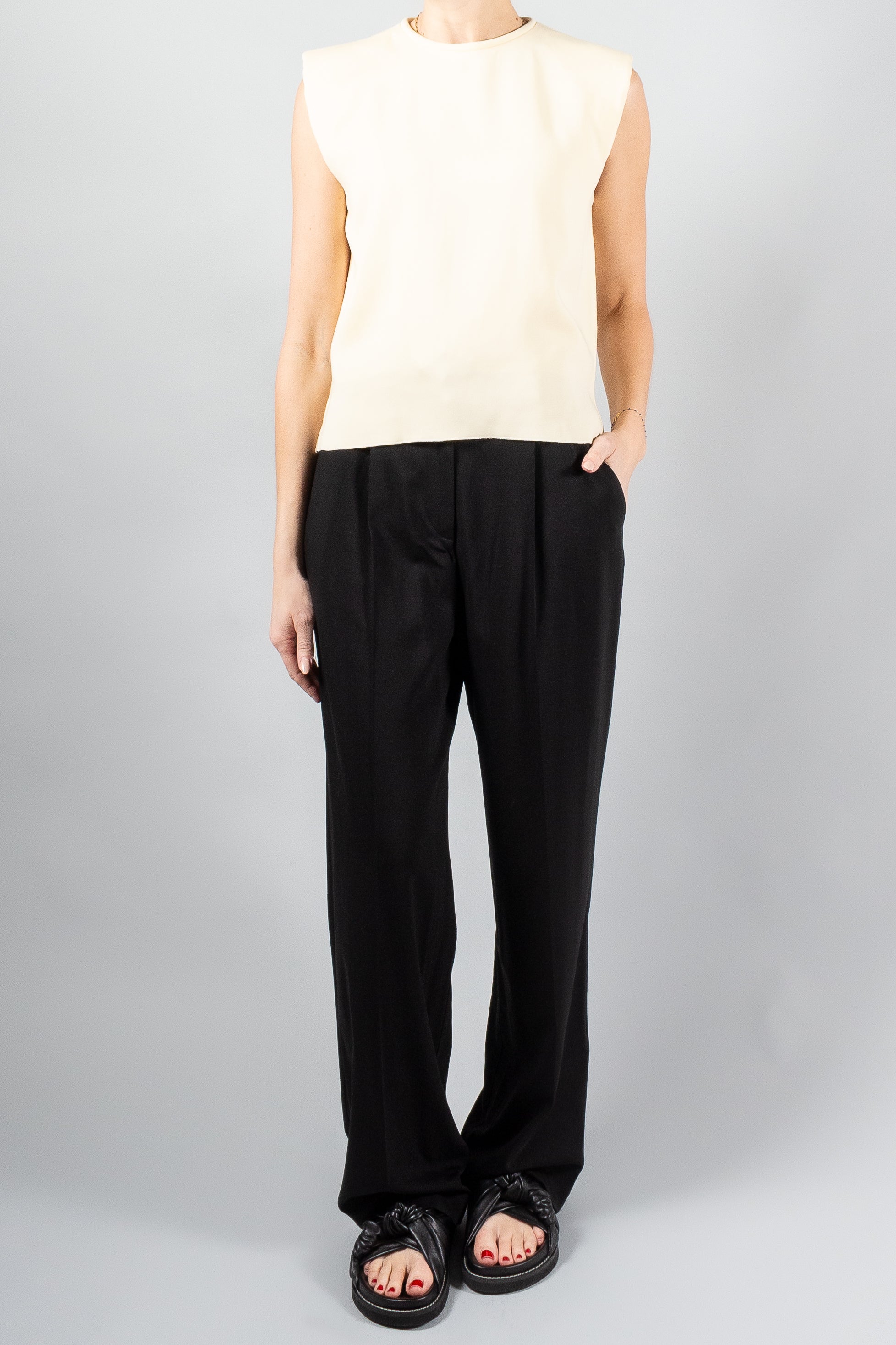 Forte Forte Stretch Crepe Cady Boxy Top-Tops-Misch-Boutique-Vancouver-Canada-misch.ca