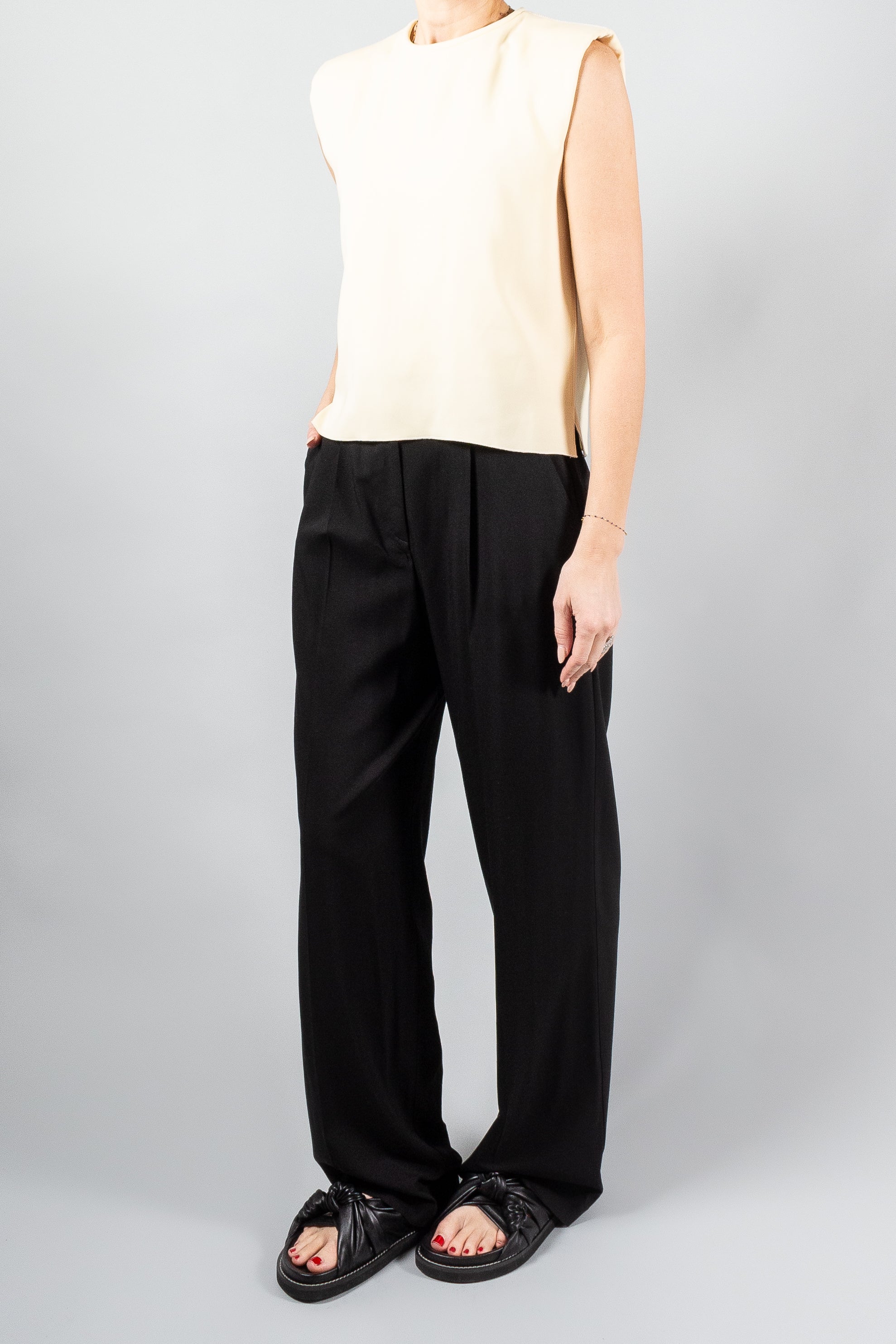 Forte Forte Stretch Crepe Cady Boxy Top-Tops-Misch-Boutique-Vancouver-Canada-misch.ca