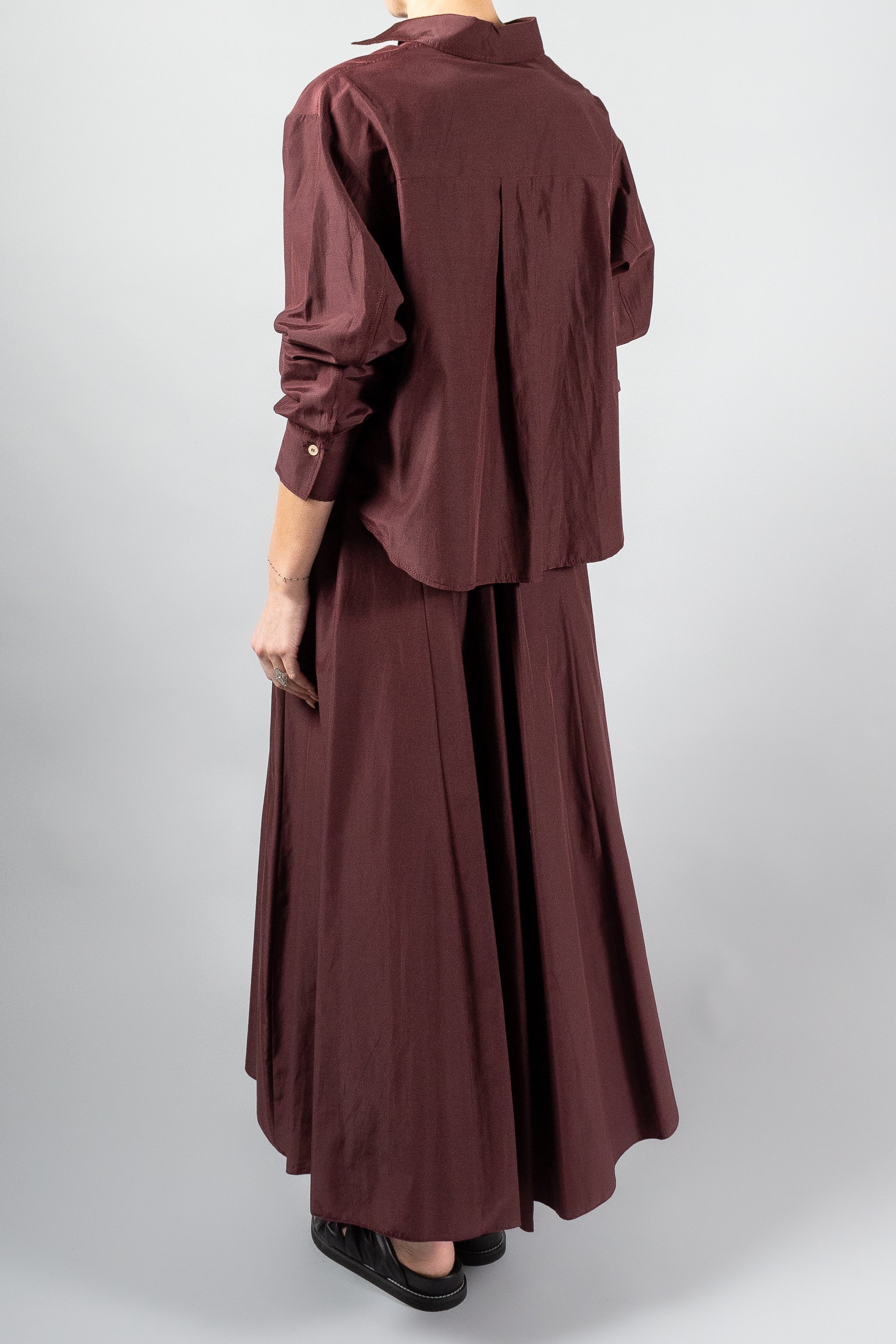 Forte Forte Chic Taffeta Long Skirt-Skirts-Misch-Boutique-Vancouver-Canada-misch.ca