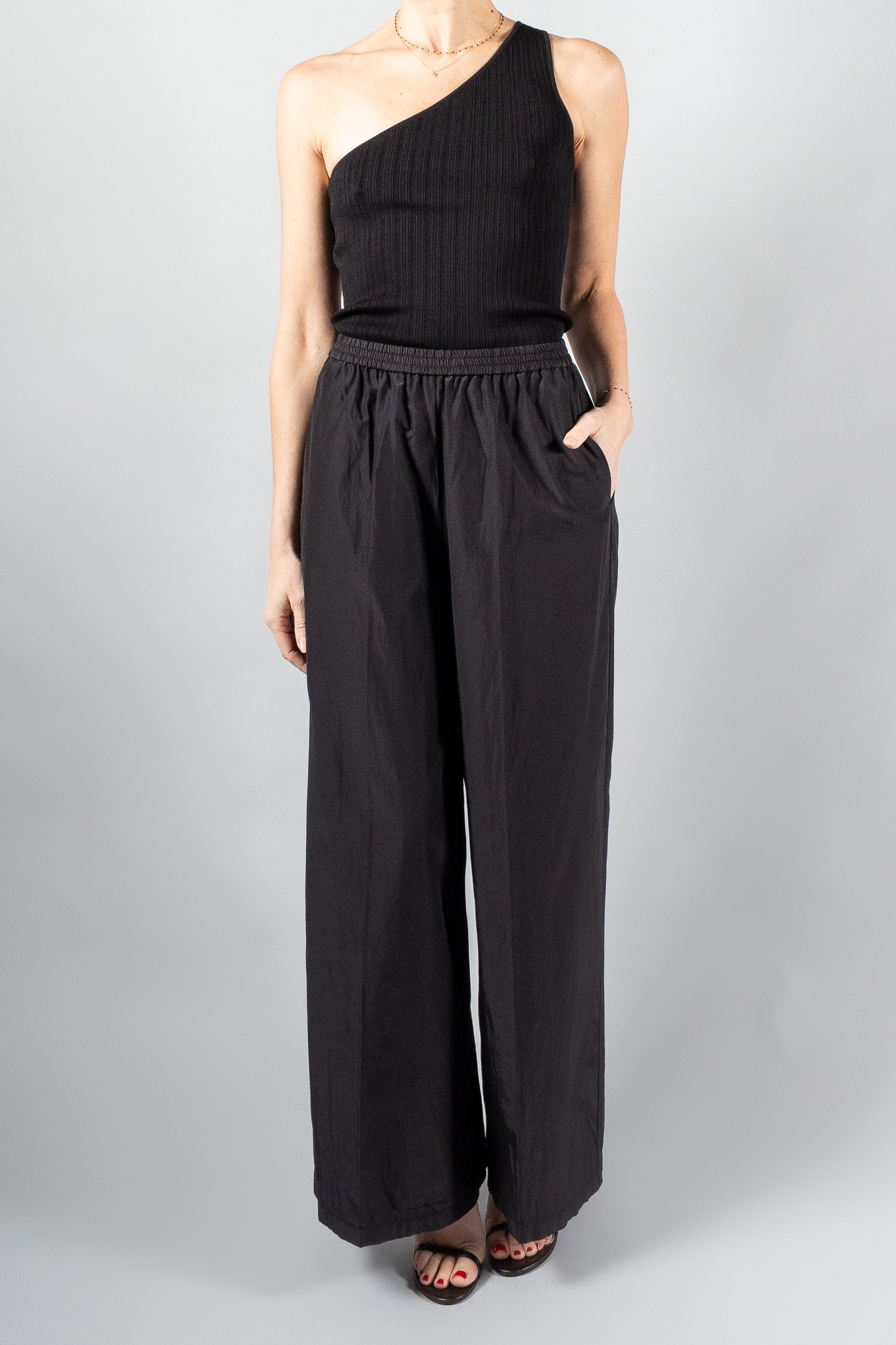 Forte Forte Chic Taffettas Palazzo Pants-Pants and Shorts-Misch-Boutique-Vancouver-Canada-misch.ca