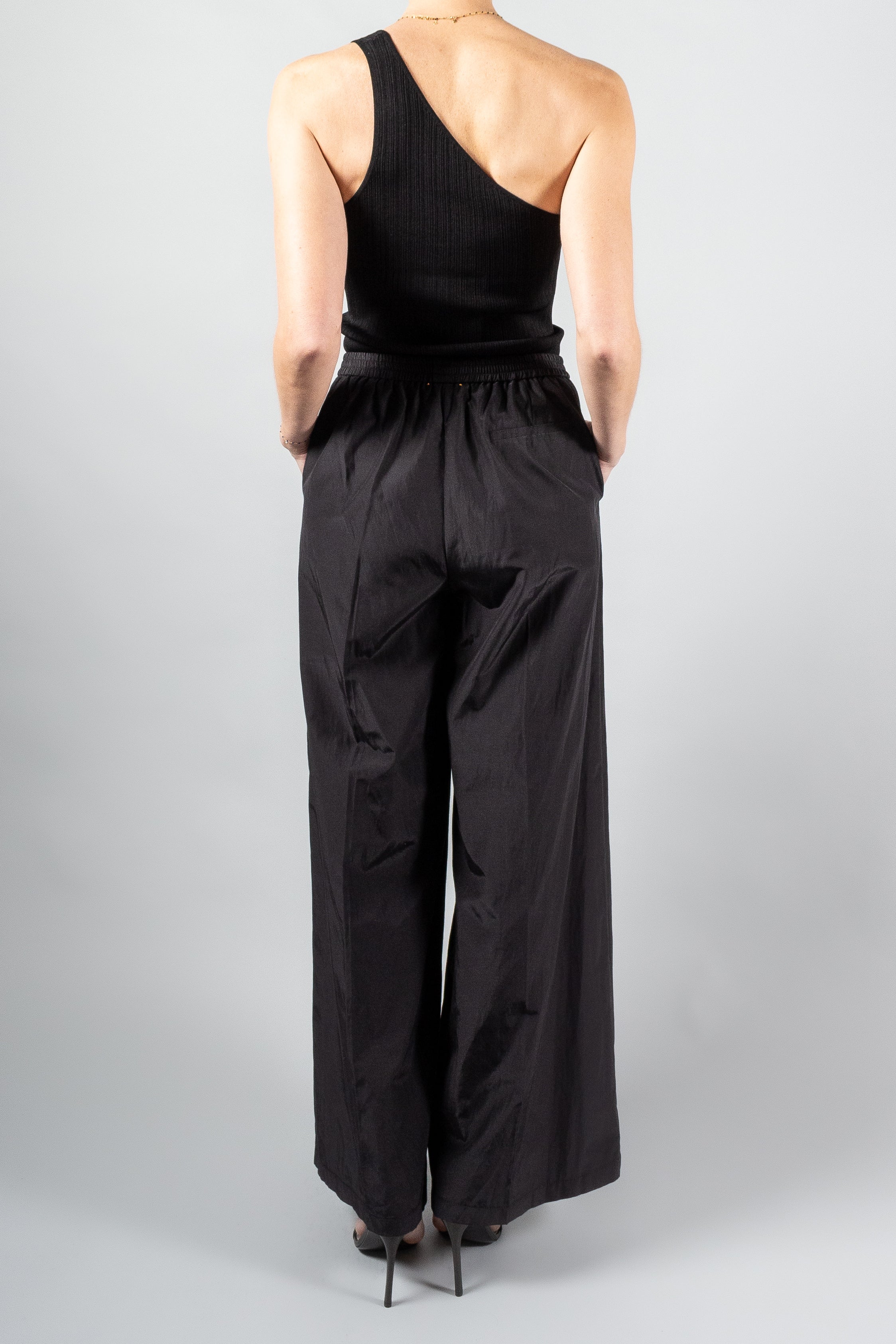 Forte Forte Chic Taffettas Palazzo Pants-Pants and Shorts-Misch-Boutique-Vancouver-Canada-misch.ca