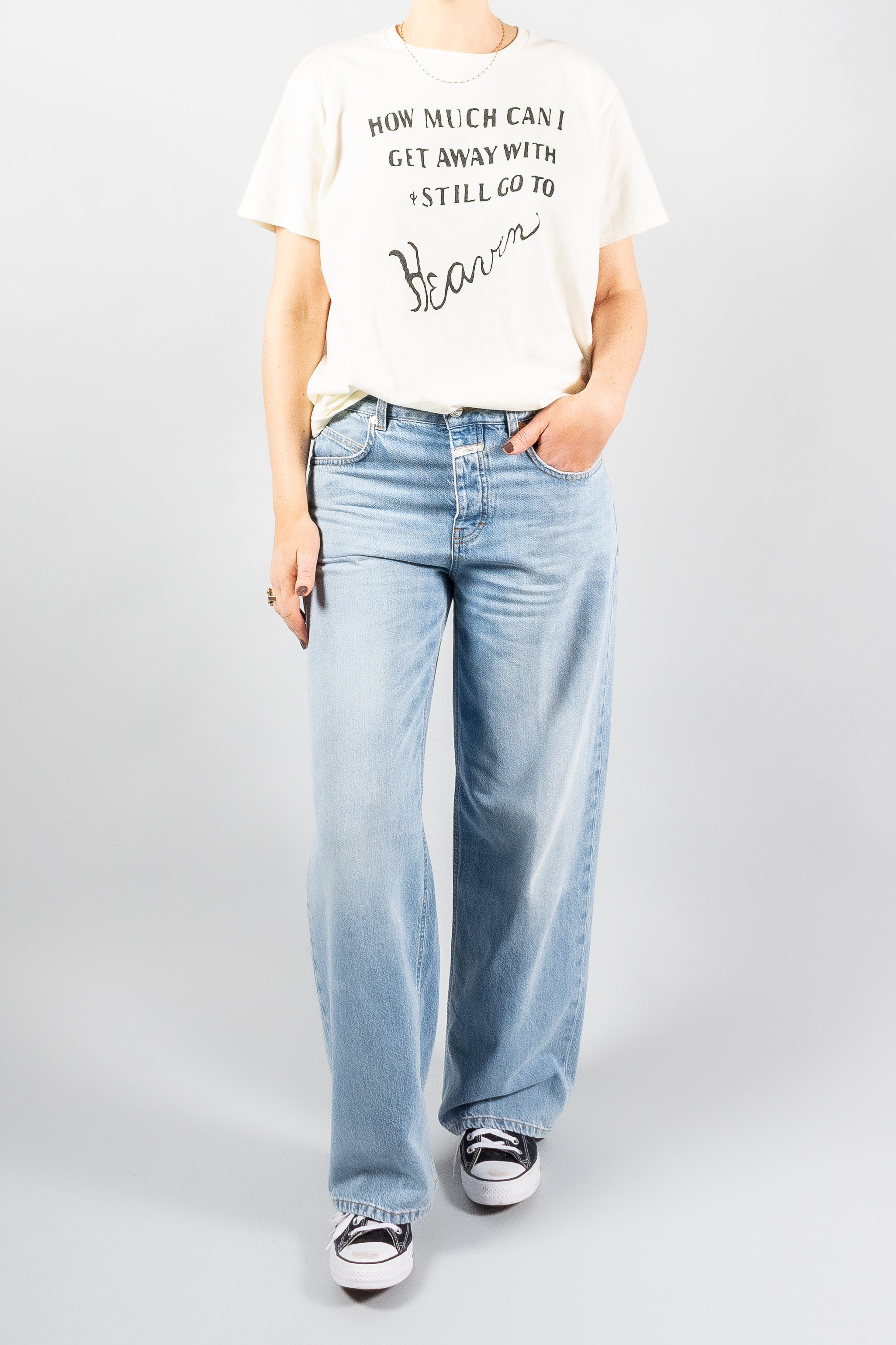 R13 Denim 'How Much Can I Get Away With' Boy T-Shirt-Tops-Misch-Boutique-Vancouver-Canada-misch.ca
