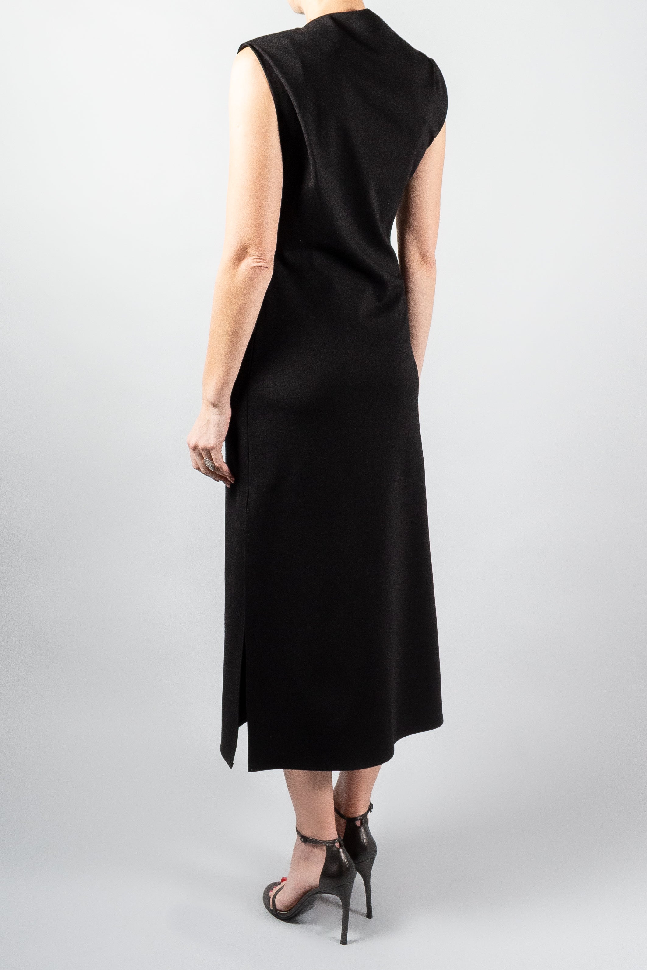 Gauchere Dress With Gathers-Dresses and Jumpsuits-Misch-Boutique-Vancouver-Canada-misch.ca