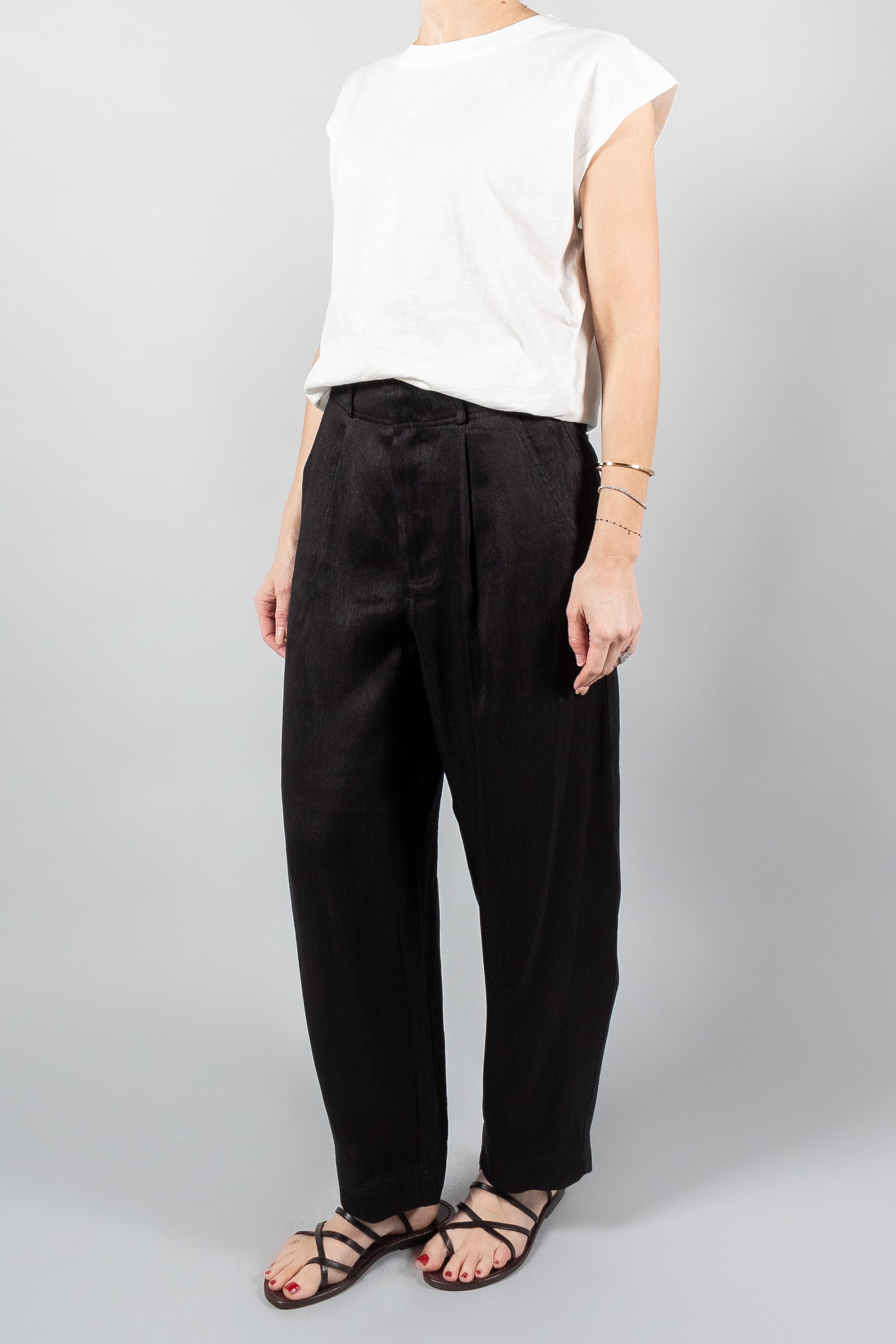 Apiece Apart Bari Crop Trouser-Pants and Shorts-Misch-Boutique-Vancouver-Canada-misch.ca