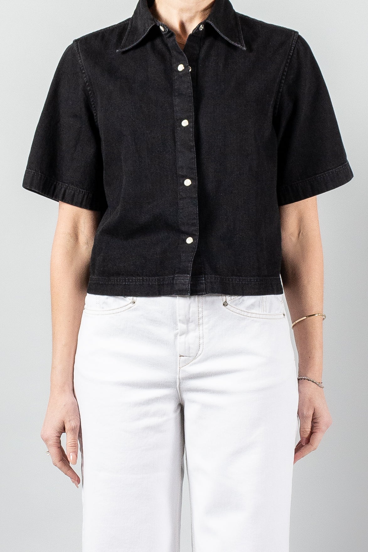 Closed Short Sleeve Denim Shirt