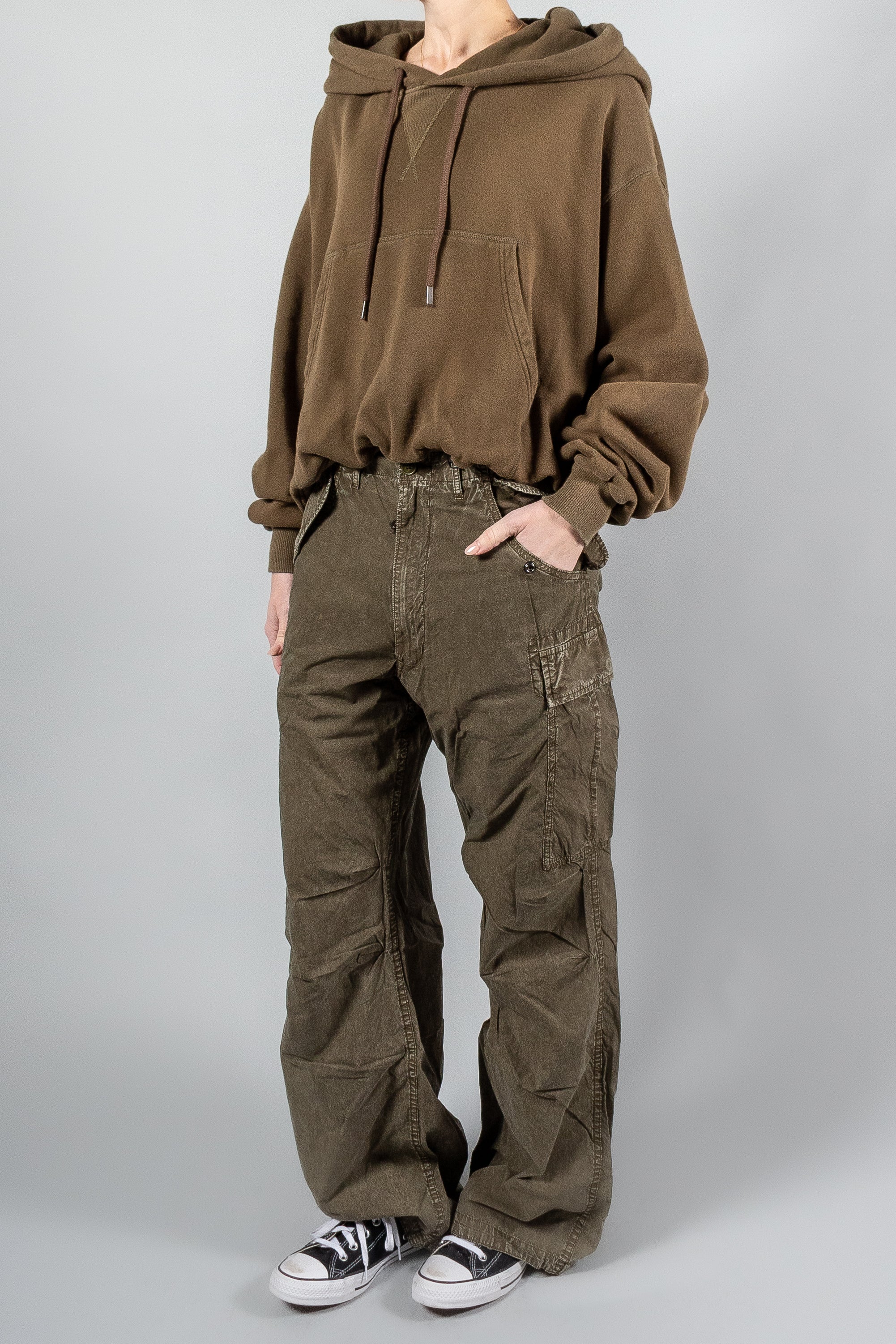 R13 Wide Leg Cargo Denim Pants-Pants and Shorts-Misch-Boutique-Vancouver-Canada-misch.ca