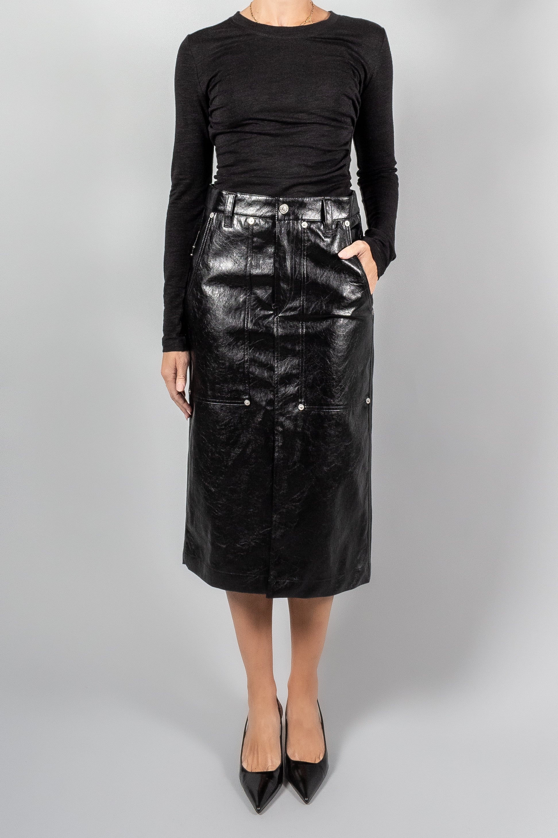 Leather skirt vancouver hotsell