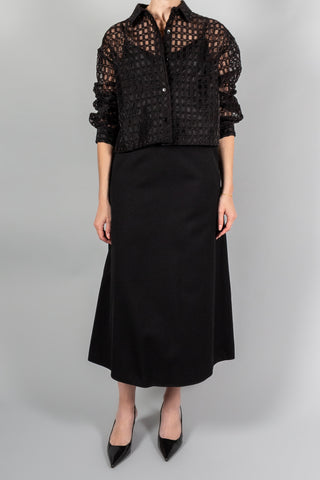 Wardrobe NYC A-Line Midi Skirt-Skirts-Misch-Boutique-Vancouver-Canada-misch.ca