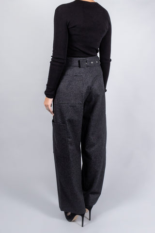 Gauchere Wool Cargo Pants-Pants and Shorts-Misch-Boutique-Vancouver-Canada-misch.ca