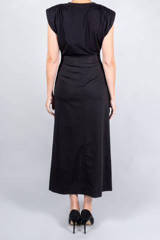 Gauchere Zip Pencil Skirt-Pants and Shorts-Misch-Boutique-Vancouver-Canada-misch.ca