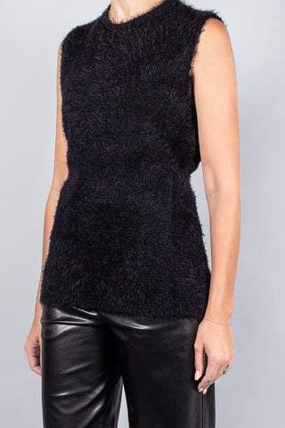 Gauchere Textured Sleeveless Sweater-Tops-Misch-Boutique-Vancouver-Canada-misch.ca