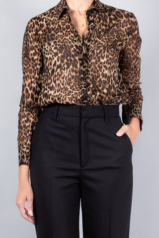 Nili Lotan Gaia Slim Shirt-Tops-Misch-Boutique-Vancouver-Canada-misch.ca