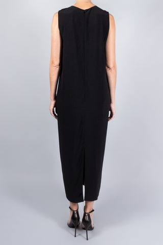 Marina Moscone V-Neck Draped Twist Belt Dress-Dresses and Jumpsuits-Misch-Boutique-Vancouver-Canada-misch.ca