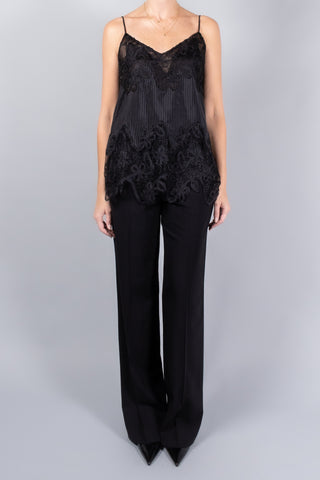 Marina Moscone Camisole With Lace Inlay-Tops-Misch-Boutique-Vancouver-Canada-misch.ca