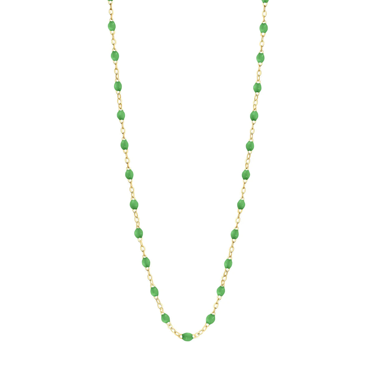 Gigi Clozeau Classic Gold Beaded 16.5" Necklace-Jewelry-Green-Misch-Vancouver-Canada