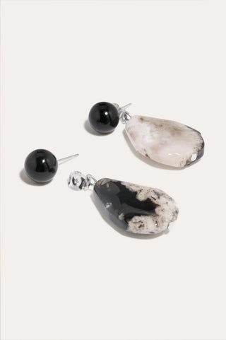 Completed Works H103 Cherry Blossom Agate Drop Earring