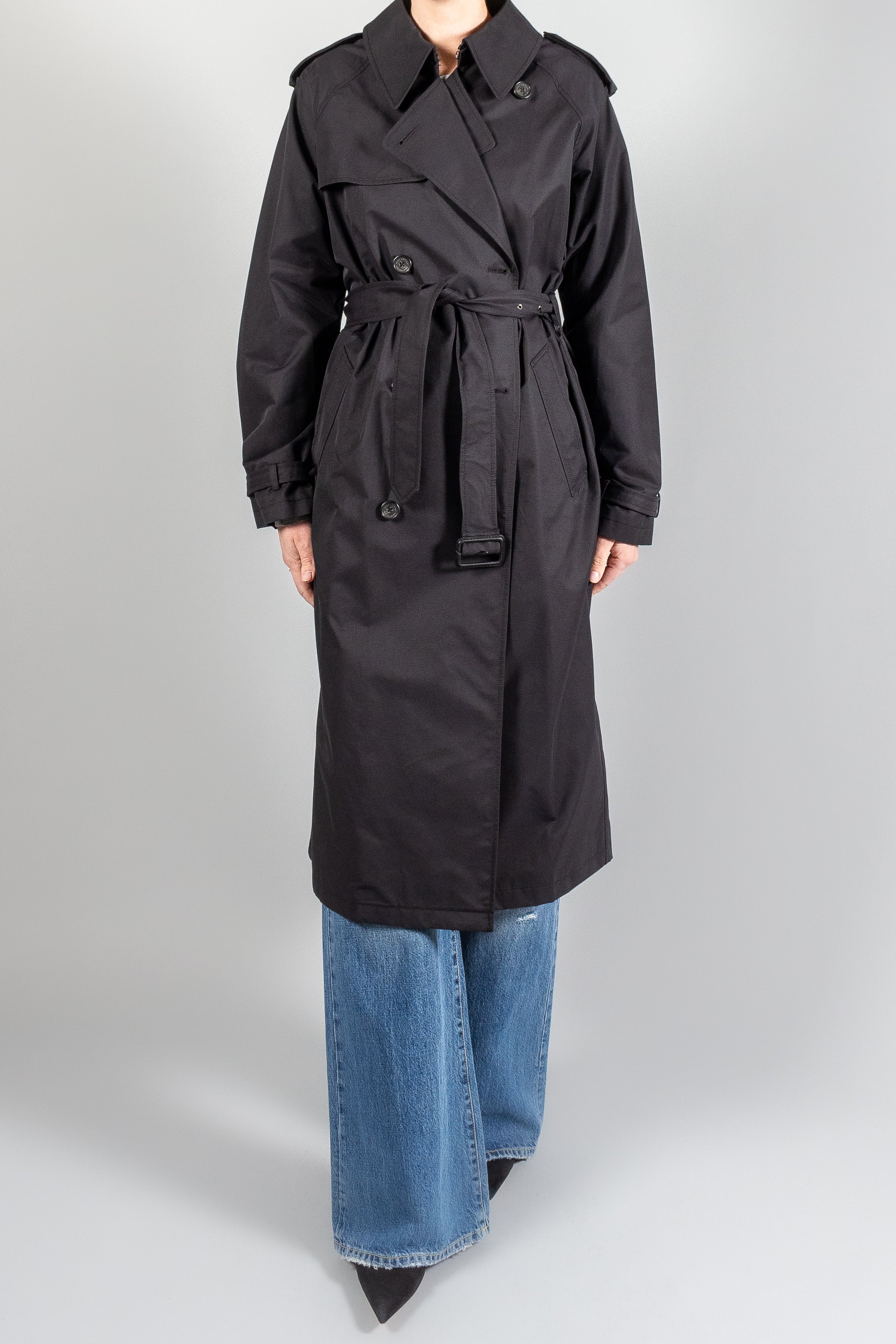 Nili Lotan Tanner Trench Coat - Black | Misch Vancouver, Canada