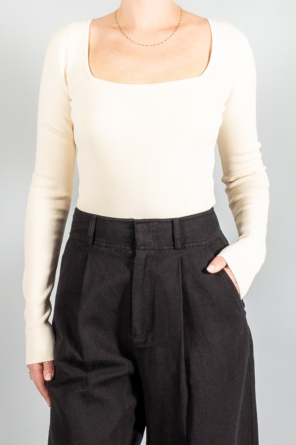 Apiece Apart Marjetta Bodysuit-Tops-Misch-Vancouver-Canada