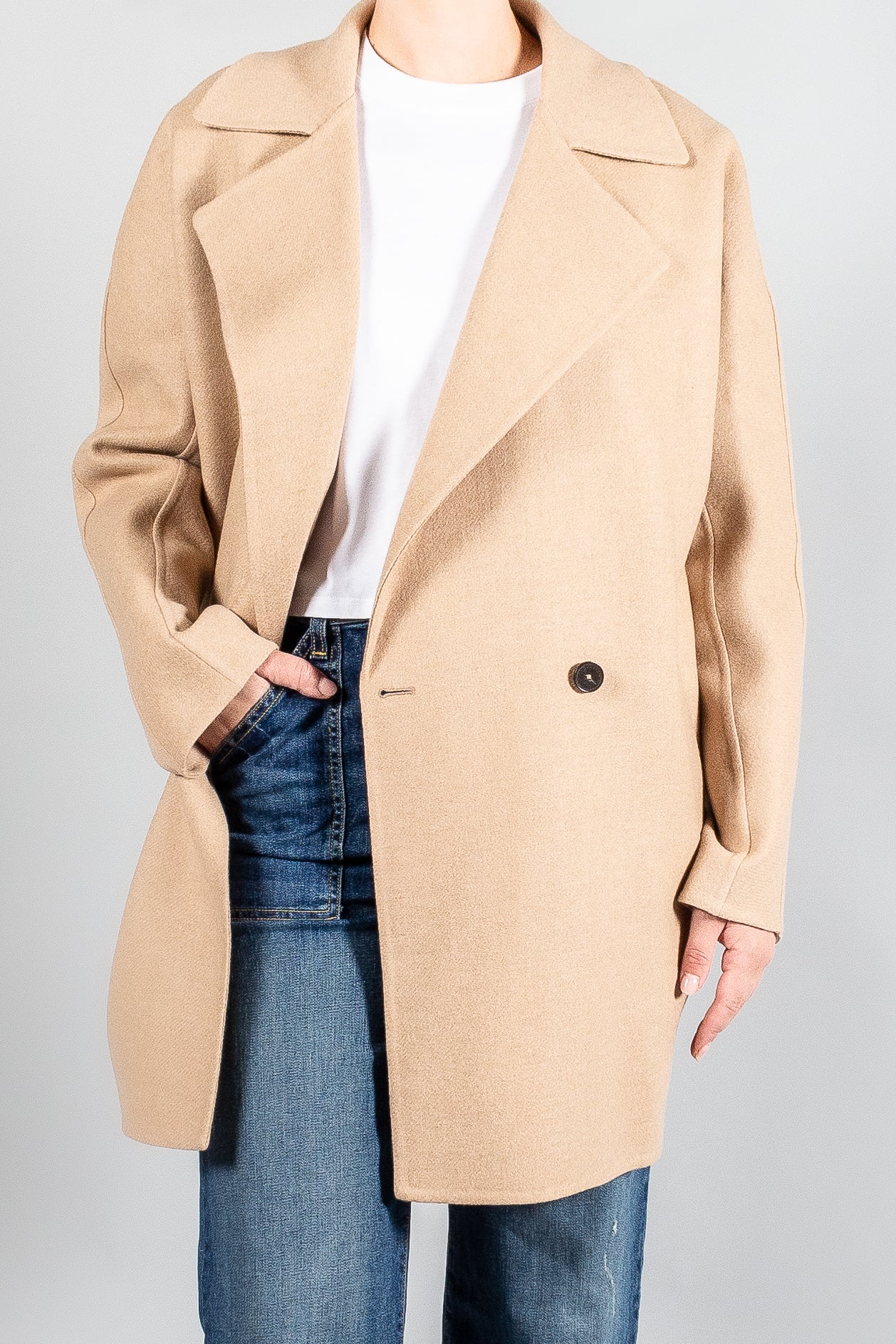 Closed Double Breasted Coat-Coats-Misch-Vancouver-Canada