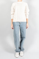 Loulou Studio Secas Cable Knit Sweater