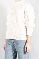 Loulou Studio Secas Cable Knit Sweater