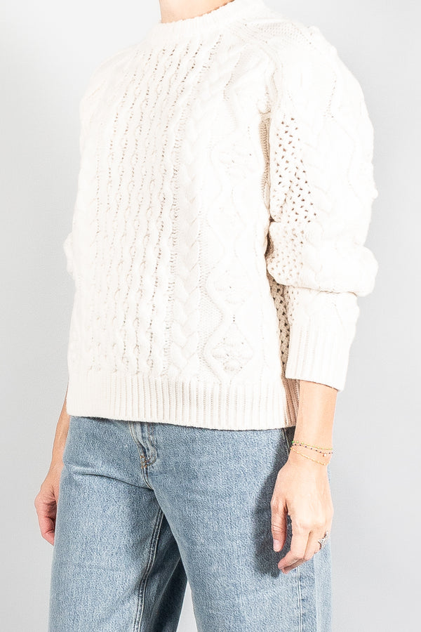 Loulou Studio Secas Cable Knit Sweater
