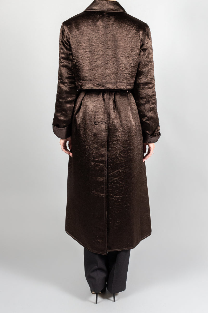 Maria Mcmanus Quilted Trench Coat
