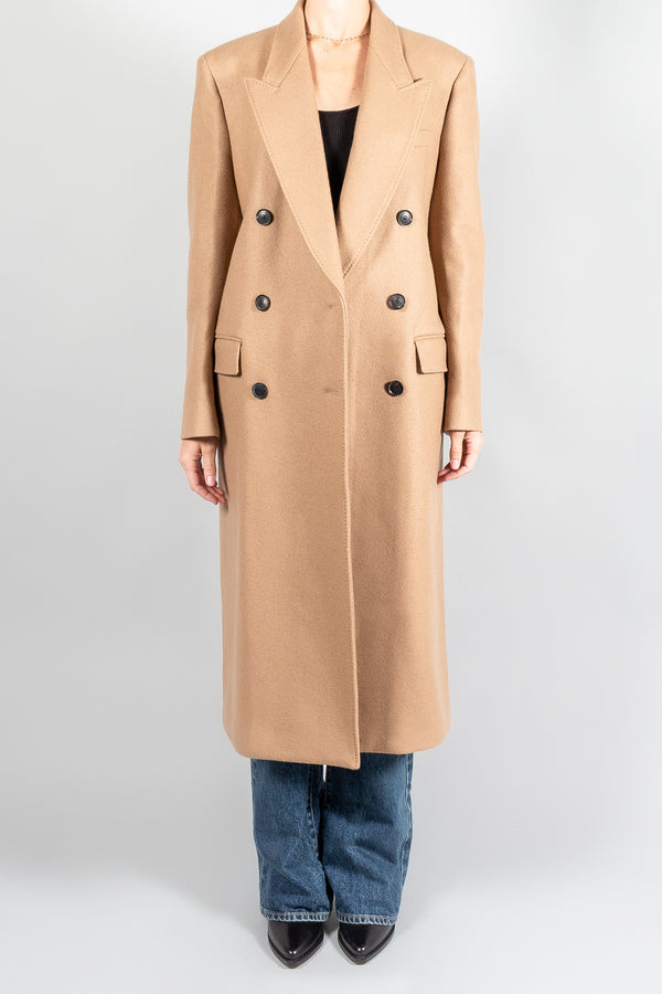 Nili Lotan Edmont Double Breasted Long Coat
