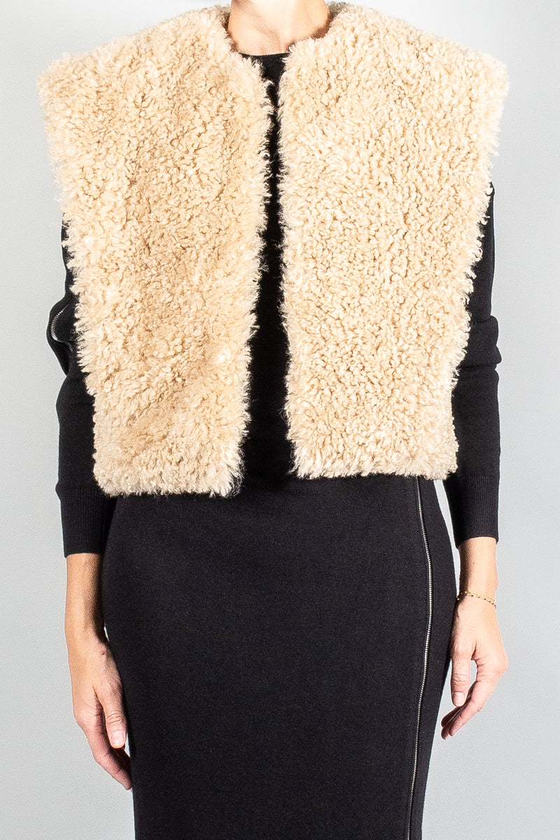Isabel Marant Etoile Feliz Faux Shearling Vest